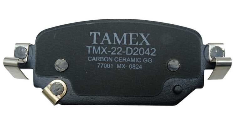 BALATA TRASERA TMX-22-D2042 - foto real 2