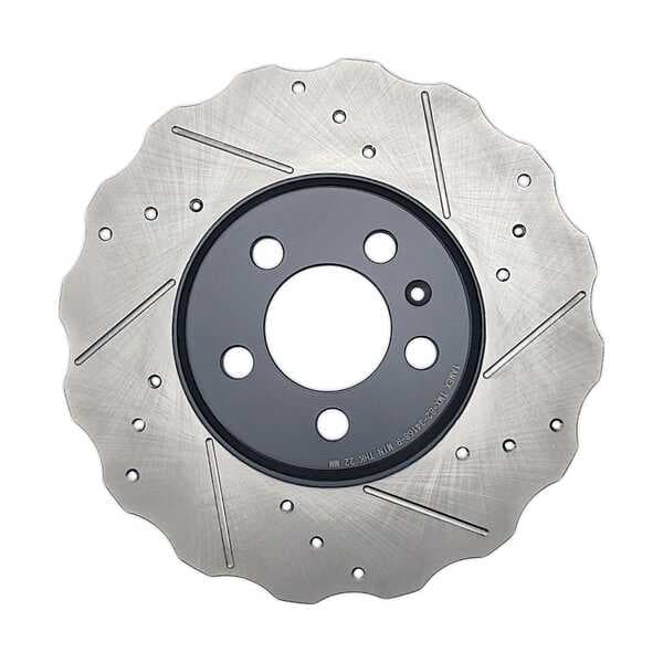 DISCO DE FRENO DELANTERO DIRECCIONADO TMX-82-34168-R - foto real 4