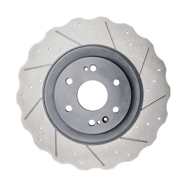 DISCO DE FRENO DIRECCIONADO DELANTERO TMX-82-582799-L - foto real 3